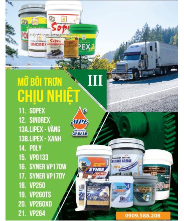 Mỡ bôi trơn chịu nhiệt