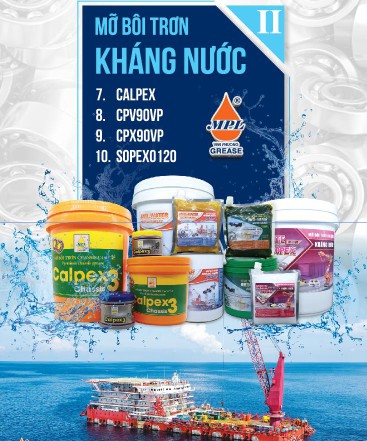 Mỡ bôi trơn kháng nước